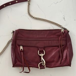 Rebecca Minkhoff Burgundy Jumbo MAC